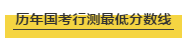 國考行測各個模塊考多少分才能進面試？